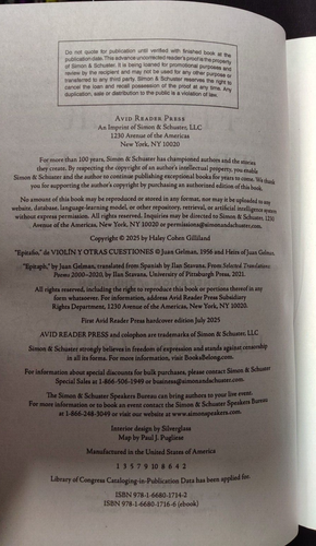 A Flower Traveled in My Blood by Haley Cohen Gilliland ARC 7/15/25 Paperback - Picture 2 of 7