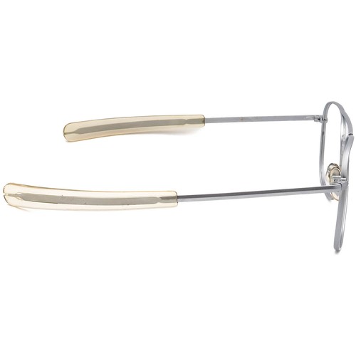 American Optical Vintage Sunglasses 5 1/2 Matte Chrome Pilot Metal USA 57 mm - Picture 4 of 6