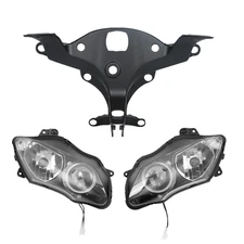 Front Headlight Assembly & Upper Fairing Stay Bracket Fit For Yamaha YZFR1 07-08