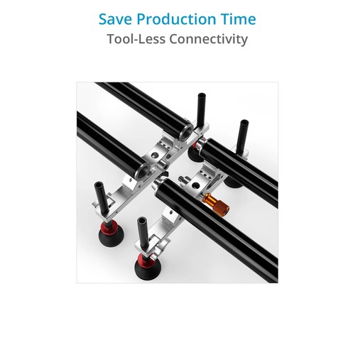 Deslizador de cámara de video profesional Proaim 8 ft para videógrafos y cineastas SL-303 - Imagen 7 de 11