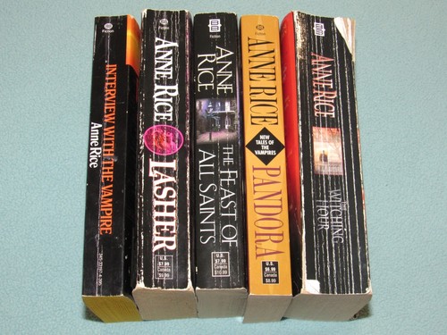 5 Book Lot: ANNE RICE (Interview Vampire~Feast Saints~Lasher~Pandora~Witching H - Picture 19 of 19