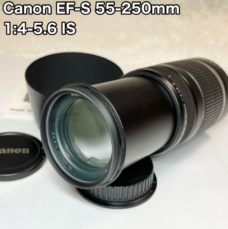 CANON  ZOOM LENS 55-250mm 1：4-5.6 Canon EF-S 55-250mm f/4-5.6 IS STM Telephoto Zoom Lens with