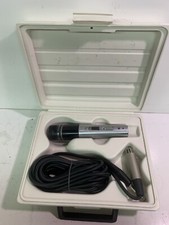 VINTAGE SHURE MODEL PE54D UNIDYNE III DYNAMIC MICROPHONE W/CASE  CABLE. V-NICE 