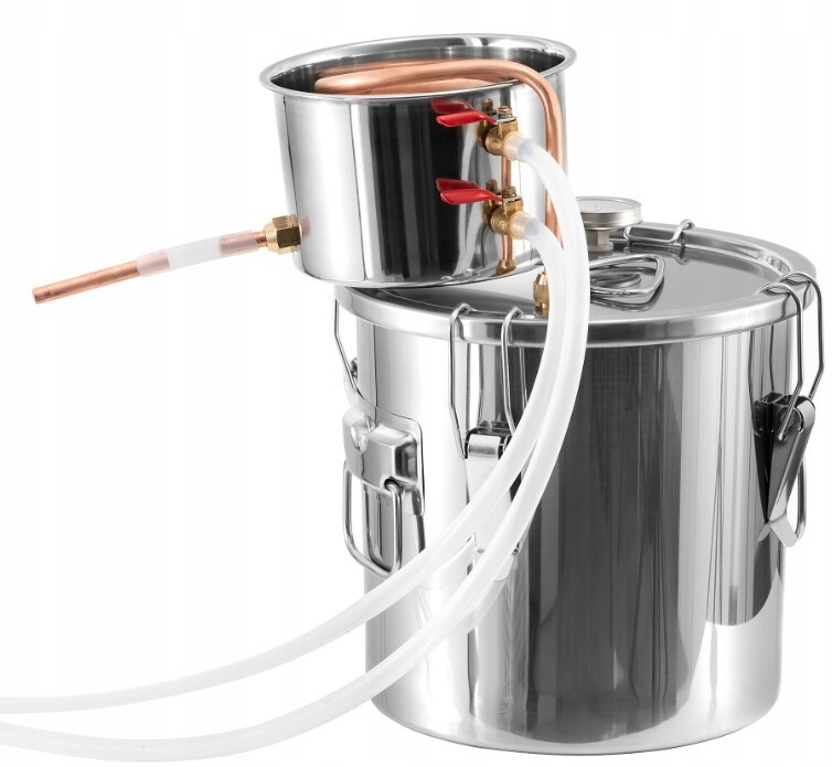 Destillieranlage Alkohol Destilliergerät 11,4L Wein, Wasser Distiller