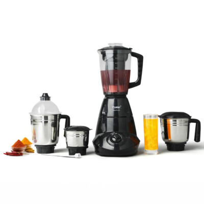 Prestige IRIS Plus 750 watt mixer grinder with Jar |CAP. 1.50LT |Black| New