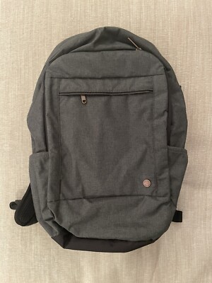 Case Logic 15'' Laptop Backpack Gray School Work Book Bag Camera