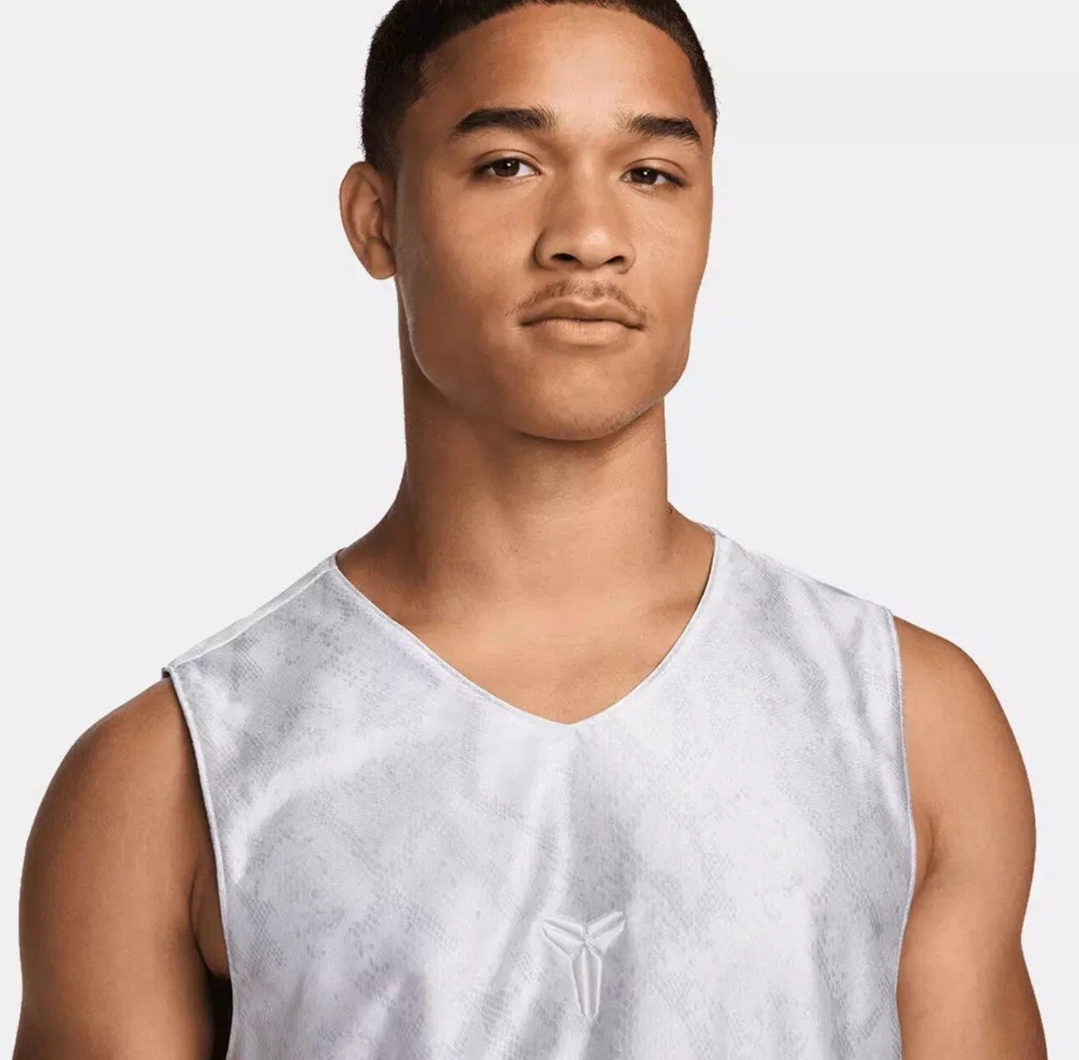 NEW Men's Size L Nike Kobe White Reversible Mesh Jersey Vapor