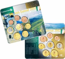 DIVISIONALE UFFICIALE EUROSET IRLANDA 2002 FDC EMESSO DALLA ZECCA OLANDESE RARO