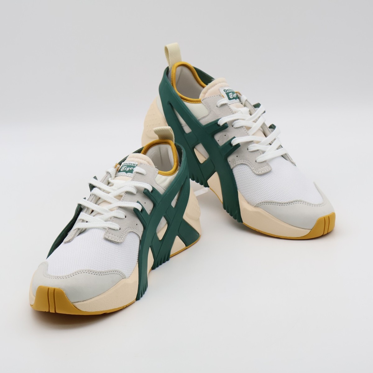 1183A795-102 Onitsuka Tiger Big Logo Trainer 2.0 White Pine Green