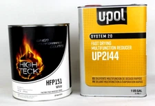 White Base Coat Paint GM WA8554 High Teck HFP151 & Fast Reducer