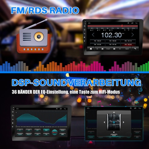 9" Autoradio für Peugeot 307 02-2013 Android 12 Carplay GPS Navi RDS +MIK Kamera - Bild 11 von 13