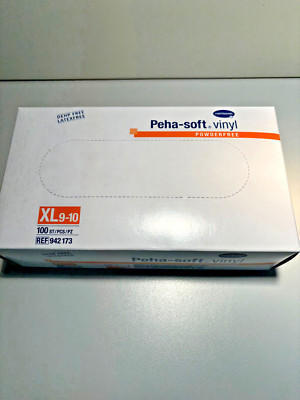 Peha-soft  Vinyl Puderfrei Latexfrei Einweghandschuhe Hartmann 1x100 St Gr.XL