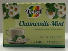 Therbal Te de Manzanilla Tea Chamomile Infusion Herbs 25 bags
