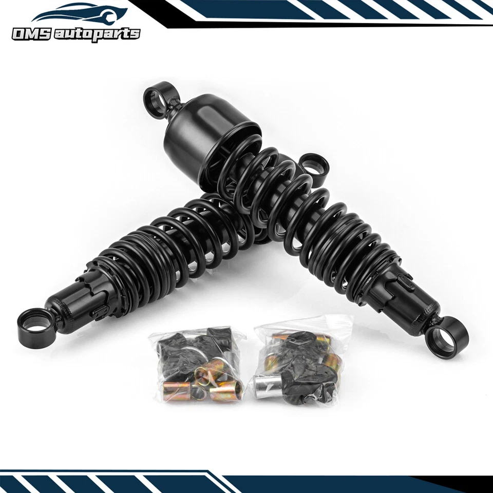 Amortiguadores traseros de 13" de alta resistencia con juego de resortes para Harley Sportster XL 883 1200 hierro Foto 2 de 4