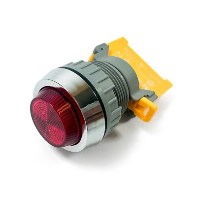 PLN-30 Red 30mm Pilot Panel Indicator Light LED Lamp 120V AC/DC