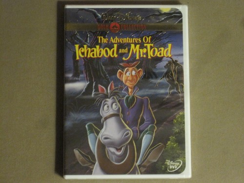 THE ADVENTURES OF ICHABOD & MR. TOAD (1949) DVD DISNEY GOLD ANIMATION SEALED!