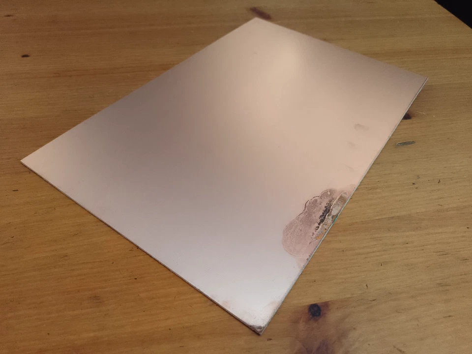 FR4 300x200x1.6mm Double Sided Copper Clad Laminate A (With Defect on One Side) - Image 2 of 2