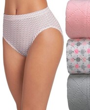Jockey Elance Breathe Cotton French Cut 3 Pack Panty 1541 SZ 10 / 3XL M NIP