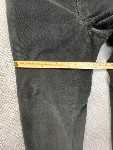Perry Ellis Mens Corduroy Pants Relaxed Baggy Skater 36x32 Black Cotton Vtg Y2K - Picture 6 of 13