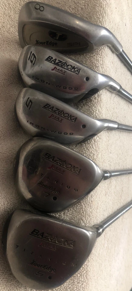 Hierros híbridos Tour Edge BAZOOKA JMAX titanio 5 7 maderas hierro-madera 5 y 6 diestro para mujer Foto 2 de 4