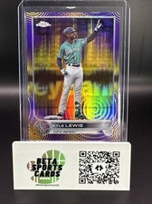 2022 Topps Chrome SONIC Kyle Lewis Purple Yellow Sonic Pulse /299 Mariners