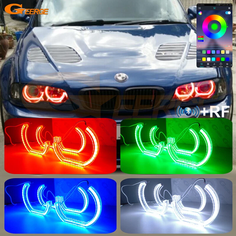 For BMW E46 Coupe Convertible Sedan Multi Color DTM M4 Style RGB