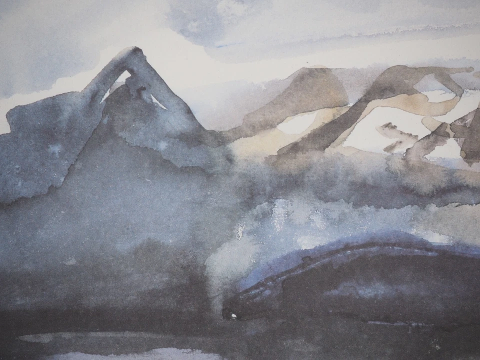 Klaus FUSSMANN: Landschaft Von Norwegen, Signierte Heliogravur, 1991 - Bild 4 von 4