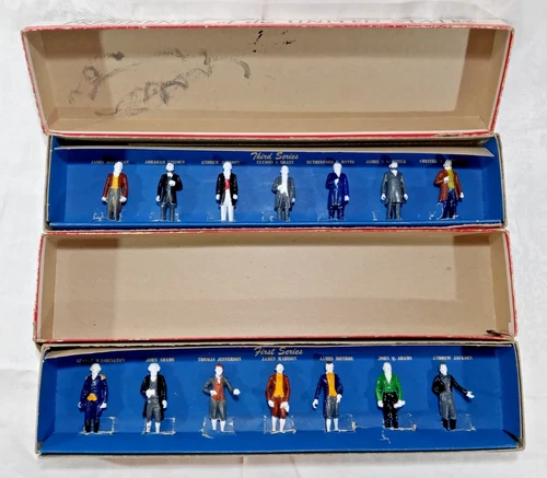 VINTAGE 1950's MARX TOYS PRESIDENTS OF THE UNITED STATES SERIES 1 & 3 FREE SHIP