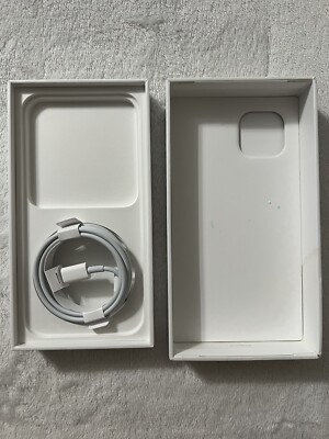 BOX ONLY Apple iPhone 13 Red 128gb with Charging Cable | eBay