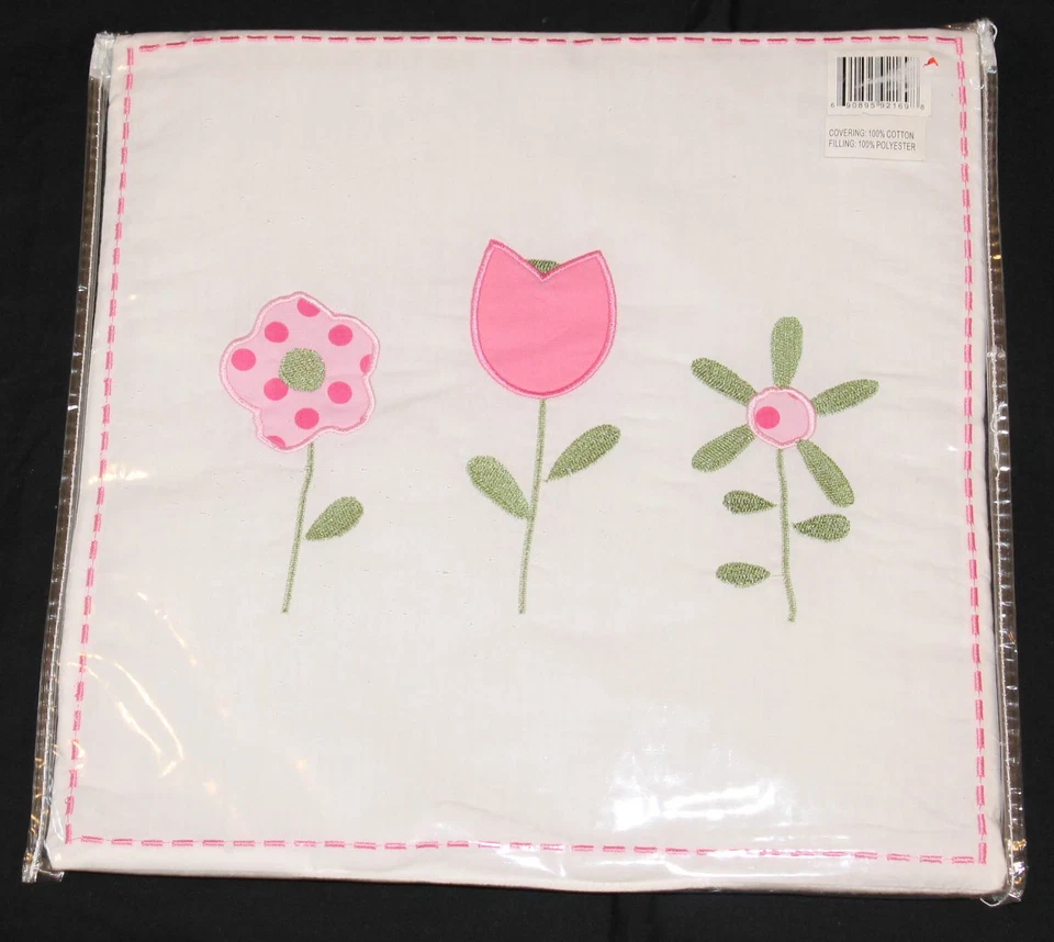 Colgante de pared de tela floral rosa cosquillas My Baby Sam **juego de 2** nuevo en paquete Foto 3 de 4