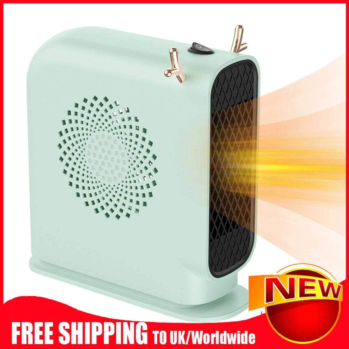 500W Household Heaters Large Air Outlet Student Dormitory Heater Home  Appliances | eBay