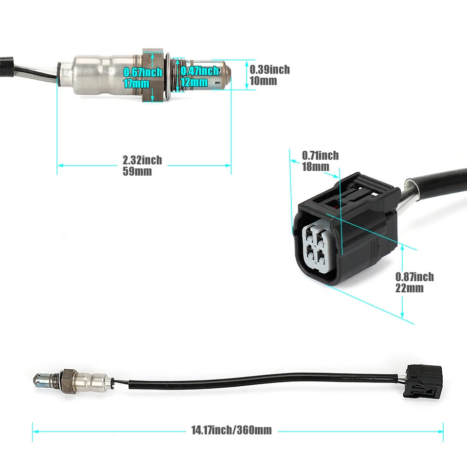 New For Honda Foreman/Rubicon TRX 500 O2 Oxy Sensor 2015-2020 36531-Hr3-A22 - Image 2 of 4