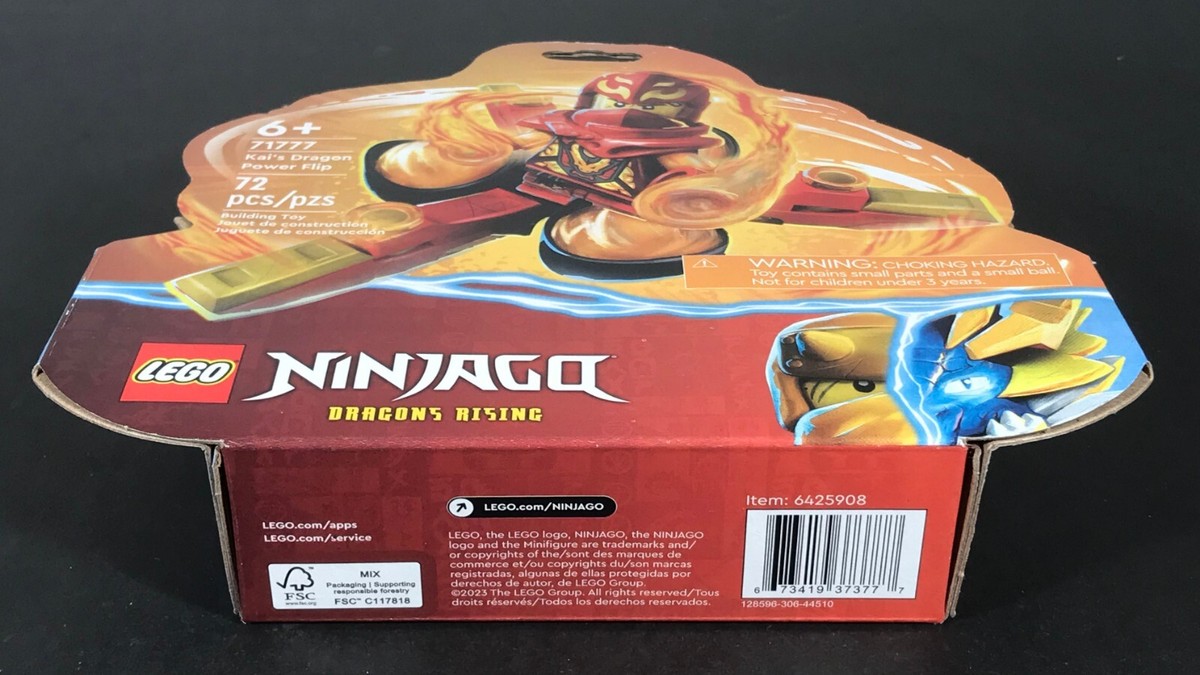 LEGO Ninjago KAI'S DRAGON POWER SPINJITZU FLIP 71777 Dragons