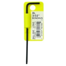 Bondhus Ball End Long Allen Hex Wrench: 3/32 PN: 15705
