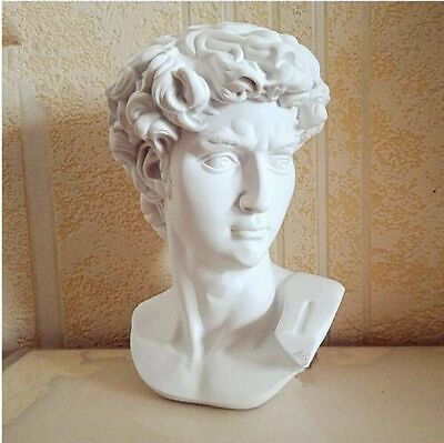 David Bust Resin Statue Portraits Sculpture Decor Greek Mythology Ornaments