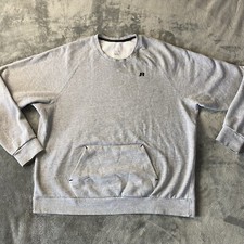 Russell Sweater Mens XL Crewneck Pullover Sweatshirt Blank Embroidered Logo VTG