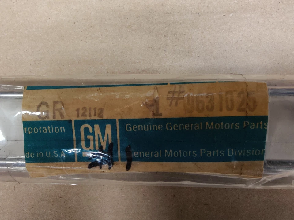 Nuevo de Lote Original 1973 Buick Apollo 4 puertas puerta delantera derecha o derecha moldura blanca GM 9631025 Foto 2 de 2