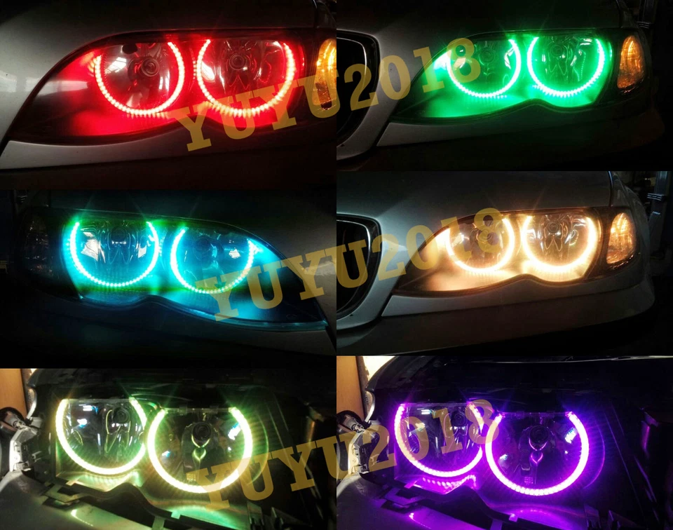 Anillos de halo bluetooth RGB para Lexus is220 is250 is350 IS-F 2006-10 Faro DRL Foto 3 de 4