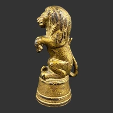 Antique Possibly A.C Williams Lion On Tub Cast Iron Still Bank