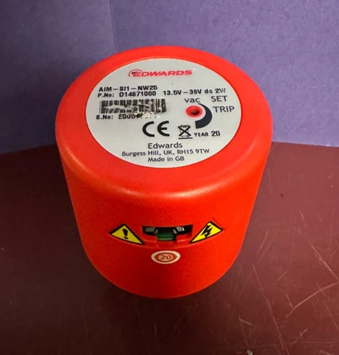AS IS UNTESTED Edwards AIM-Si1-NW25 13.5 -36V Active Gauge