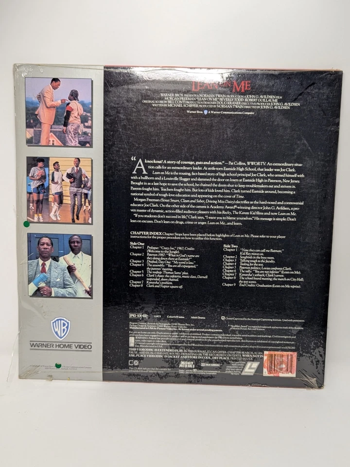 Lean on Me (Laserdisc) 1989 NEW SEALED MINT Foto 2 de 2