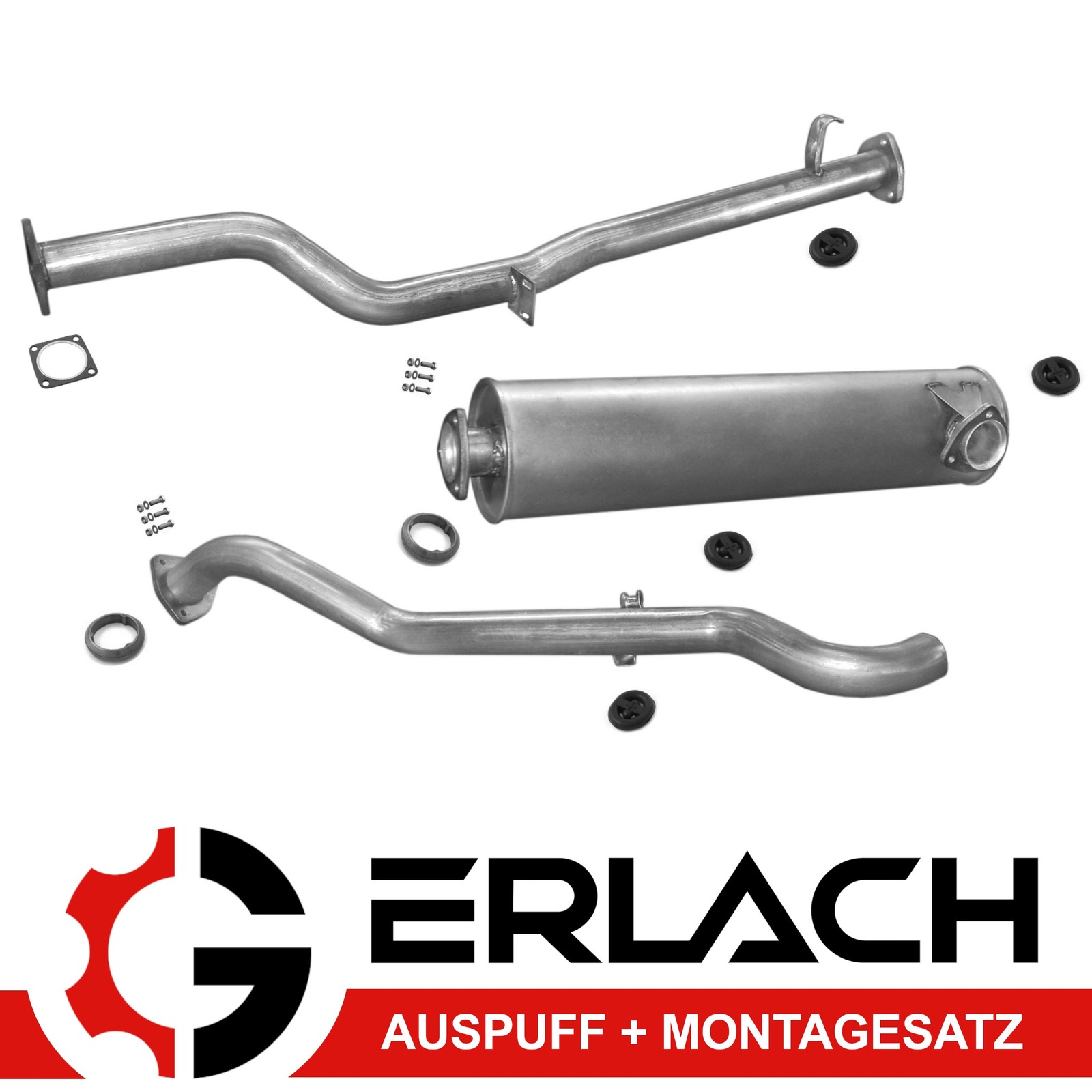 Silencieux echappement 4136 haute durabilite pour Volkswagen LT 24 D TD 82-92