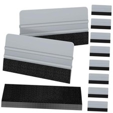 10 Pack Vinyl Wrap Squeegee Tool 6 Inch Felt Edge Squeegee