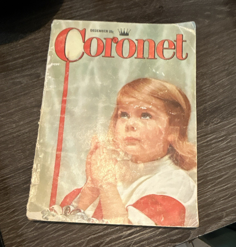 Coronet Magazine December 1956 Illustrated English Vintage Collectible Issue