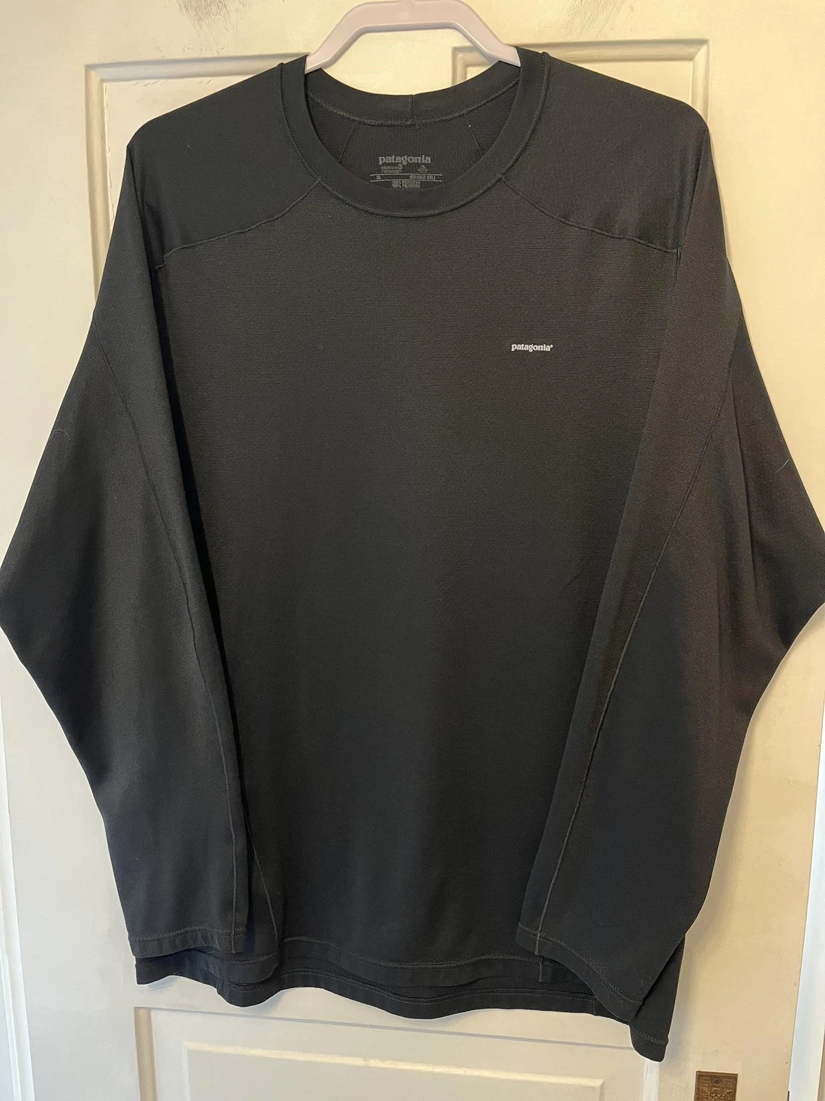 Patagonia Capilene 3 Midweight Shirt Mens XL Gray Long Sleeve Crew Base Layer