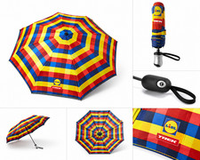 Paraguas automático compacto Lidl Trek multicolor