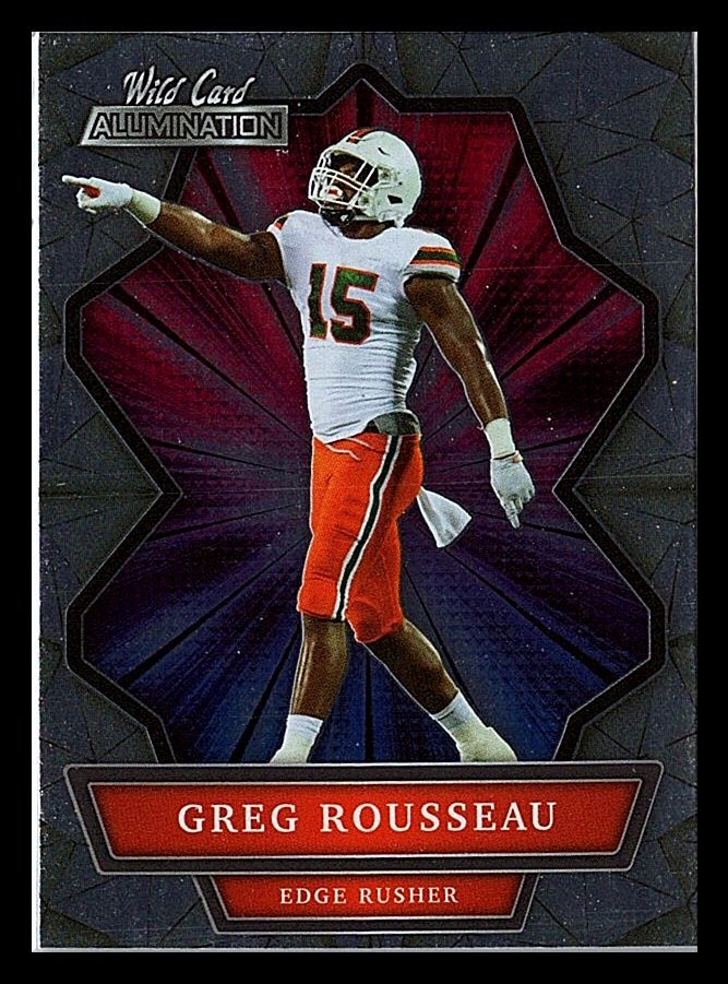 2021 Wild Card Alumination #ABC-19 Gregory Rousseau