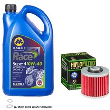 YD250 3UN Oil and Filter Kit Morris Race Super 4 10w40 4L Yamaha YD 250 1989
