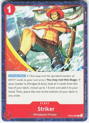 Striker C Pillars of Strength OP03-020 NM
