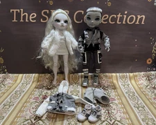 Rainbow High Shadow High Ash Silverstone Boy Nastasha Zima Doll LOT of 2